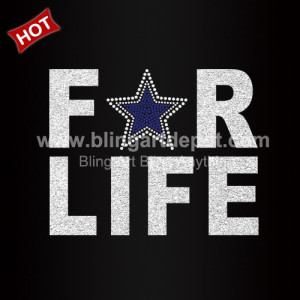 For Life Boys Rhinestone Transfers For Life Boys Rhinestone Transfers